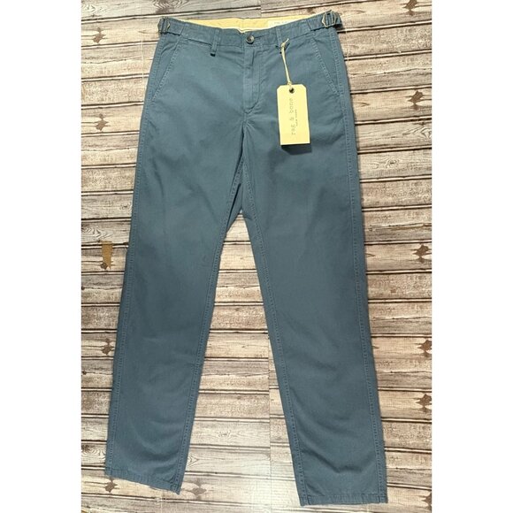 Rag & Bone Wallis Chino Pants size 30 color cobalt NWT - Picture 1 of 8